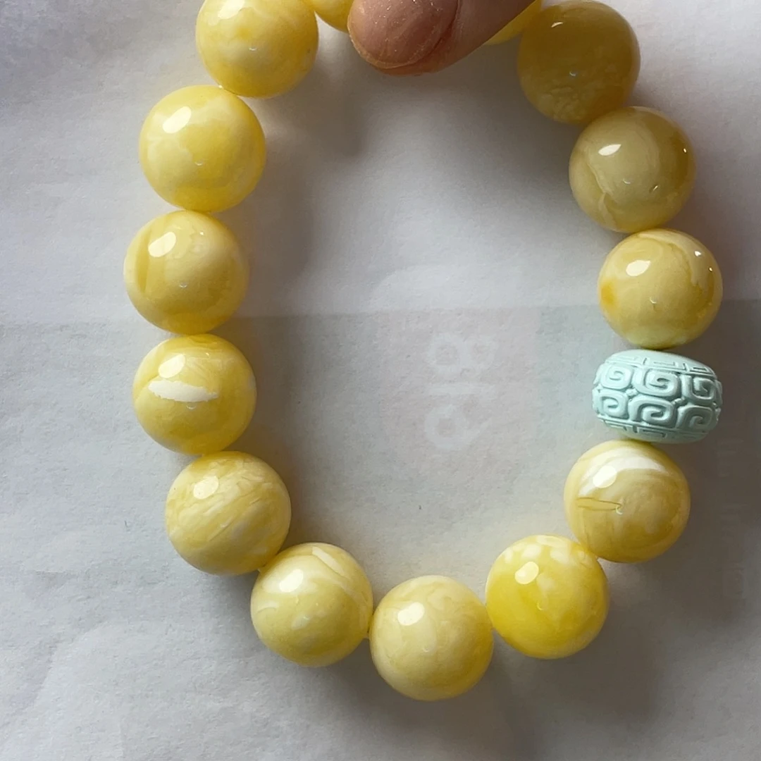 琥珀手链未镶嵌手串