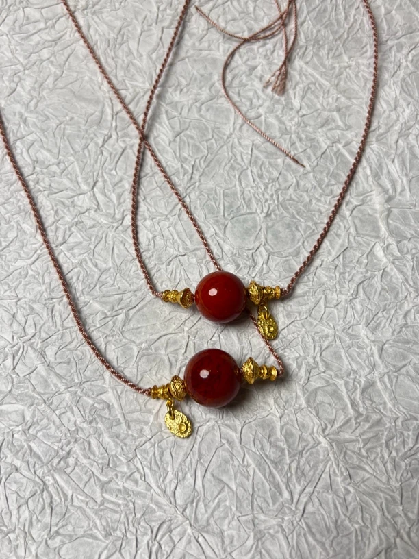 【狒狒】红人儿 | 南红锁骨链 原矿南红 多样性发货（发其一）