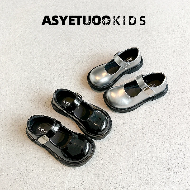 女童皮鞋黑色儿童玛丽珍鞋子女童鞋春秋款小女孩公主鞋中大童秋季