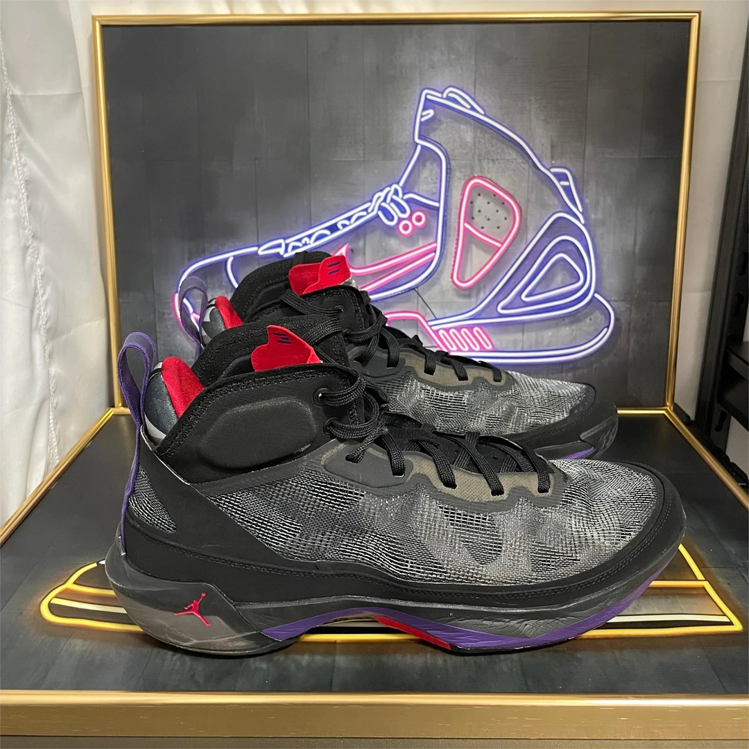 45码公价1k Jordan AJ37黑红篮球鞋