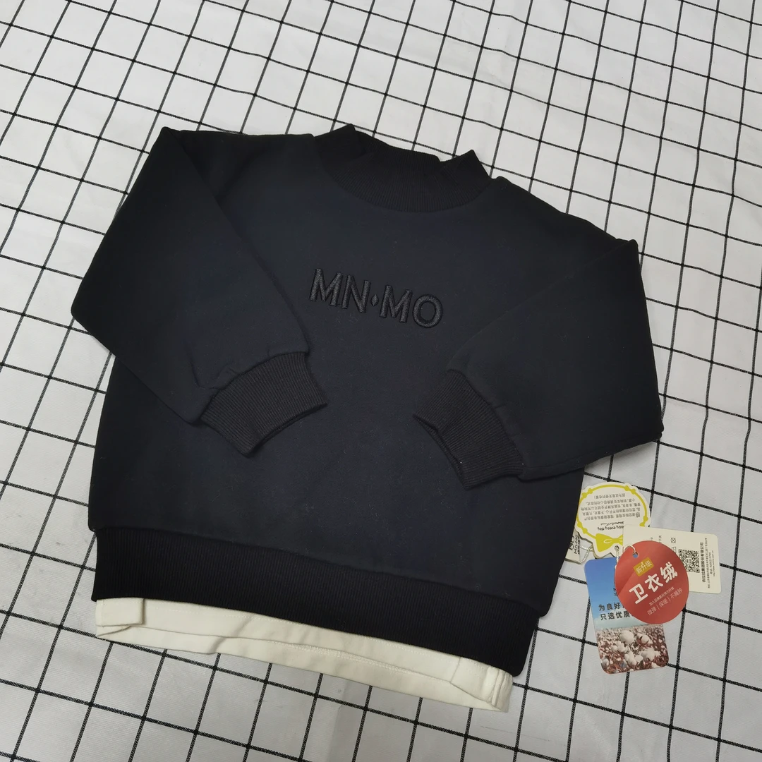 MN  春秋款假两件圆领卫衣   4511