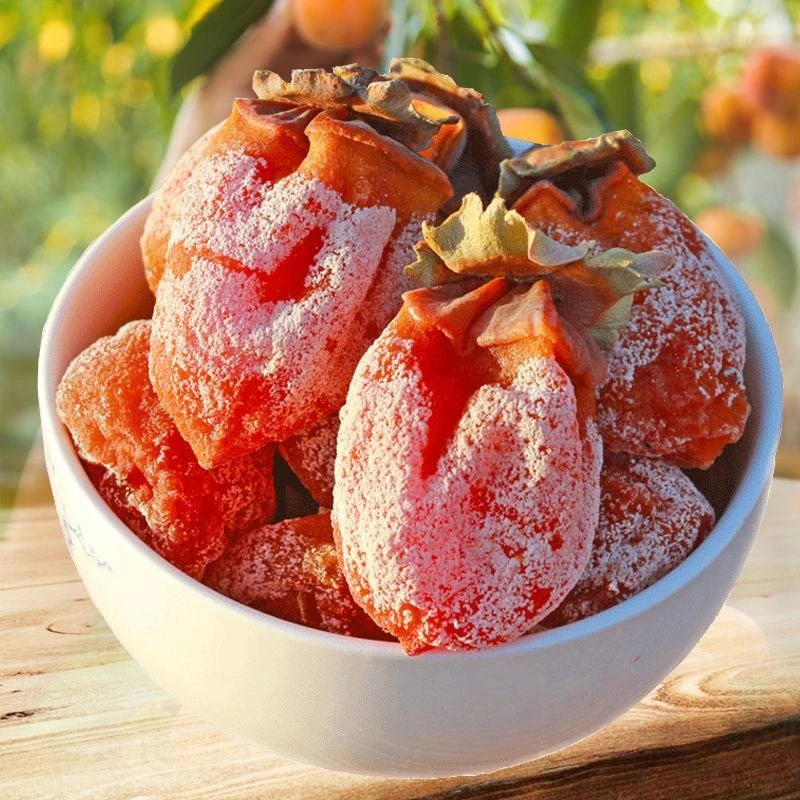 正宗富平柿饼，软糯香甜营养开袋即食冷藏保存，新货，柿霜少，散装