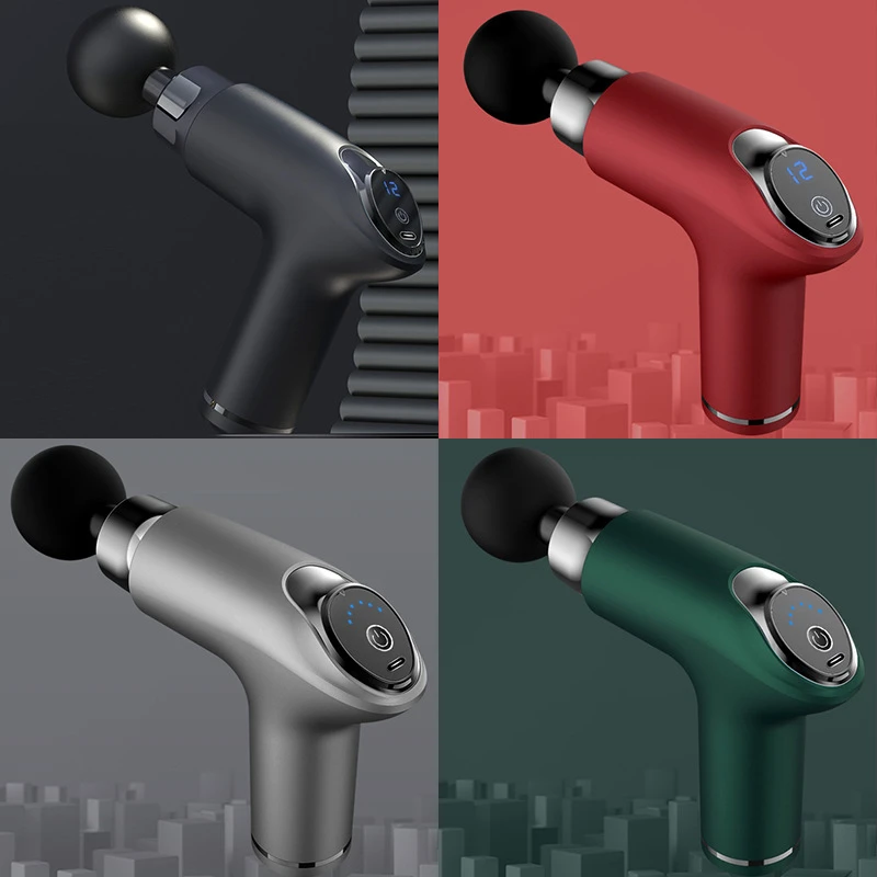 筋膜枪工厂肌肉放松健身颈膜震动按摩棒跨境冰敷电动按摩枪筋膜枪