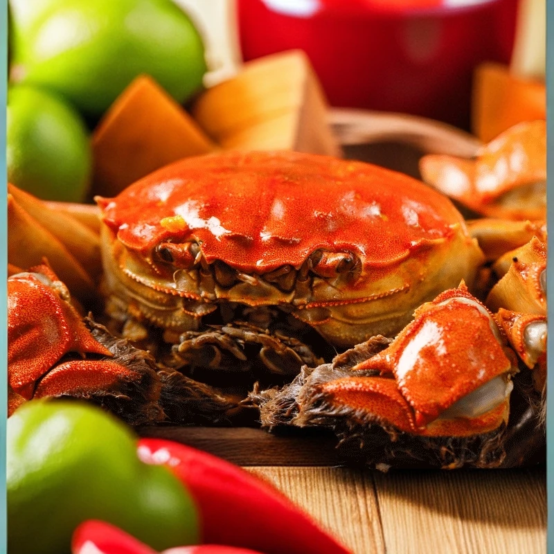 活蟹 现货洪泽湖精品蟹公1.4-1.6两8只送2只顺丰包邮