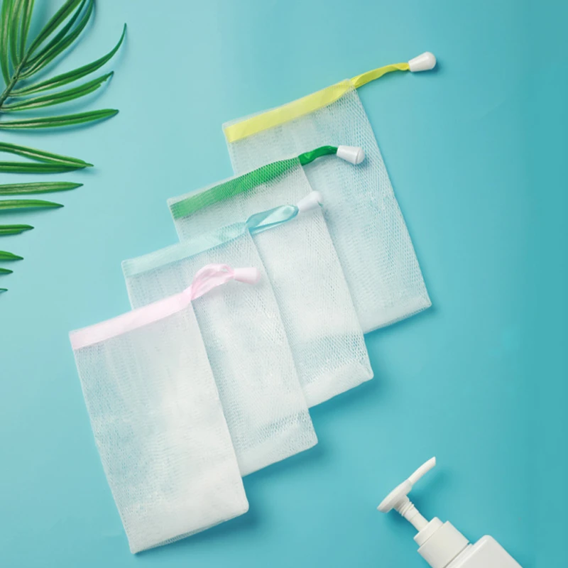 起泡网脸部洗面奶装肥皂袋洗发水洁面洗脸打泡网发泡网挂袋柔软网