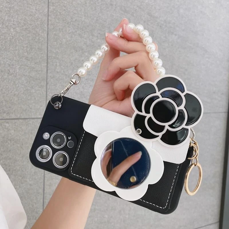 斜挎背带挂绳适用iphone13promax零钱包12手拎链苹果14手机壳15pr