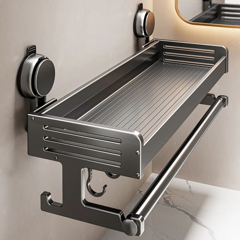 吸盘置物架浴室卫生间免打孔挂墙上洗浴洗漱台洗澡间卫浴置物架