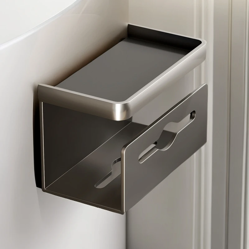 陶市洗脸巾家用厕所浴室免打孔储物多功能置物架卫生间抽屉式轻奢