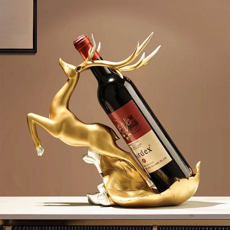 贝汉美新中式摆件家用家居酒瓶架高端客厅酒柜高档简约创意摆设