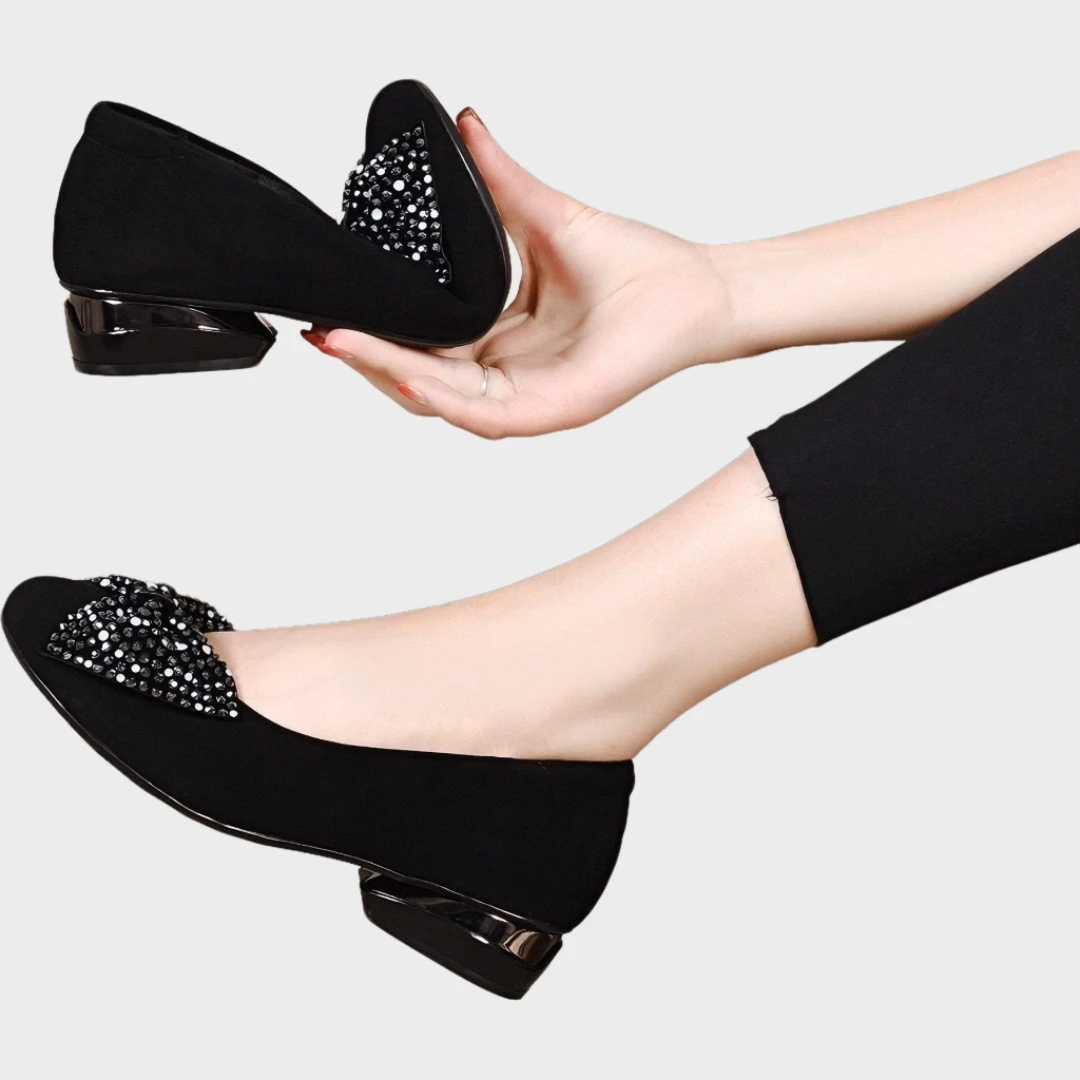 2024新款单鞋网鞋时尚春秋百搭软底软面舒服圆头妈妈鞋透气蝴蝶结