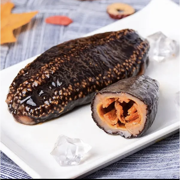 【一霏推荐】新鲜冷冻即食红参500g/包海参 2+1包 青岛发货海鲜水产