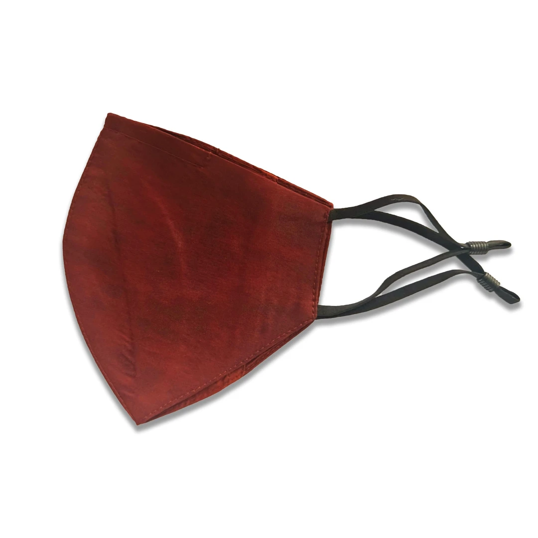 【防晒护具-面罩】桑蚕丝面罩防晒透气女士潮流红色时尚个性可调