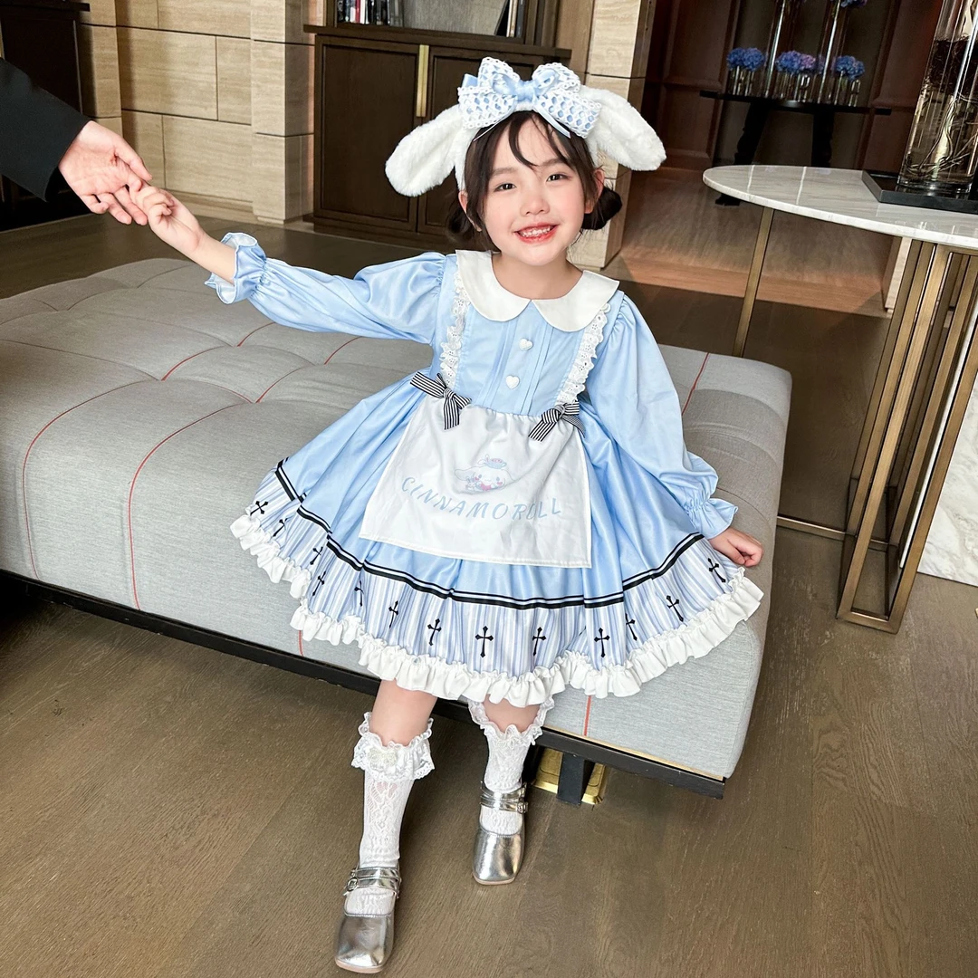 新款洛丽塔裙玉贵狗洛丽塔公主裙儿童万圣节cos现货女童