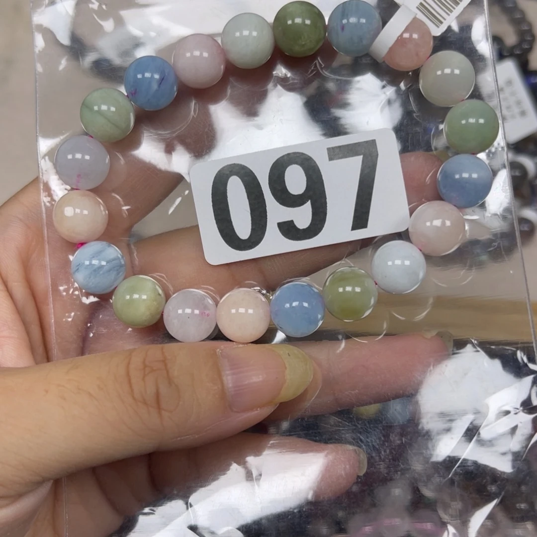 水晶手串未镶嵌摩根石10
