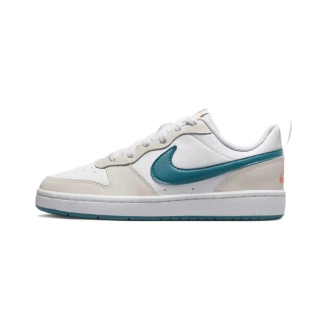 Nike/耐克Court Borough Low2 女子奶绿色运动休闲板鞋BQ5448-017