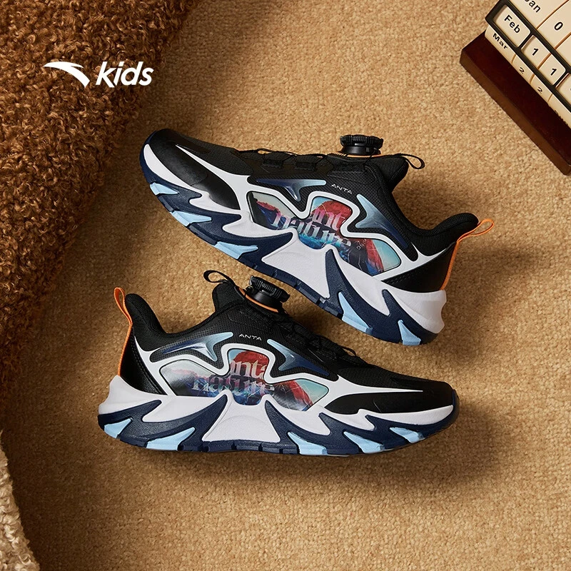 【烈焰休闲鞋】安踏儿童男大童舒适耐磨旋钮扣烈焰休闲鞋/312448807