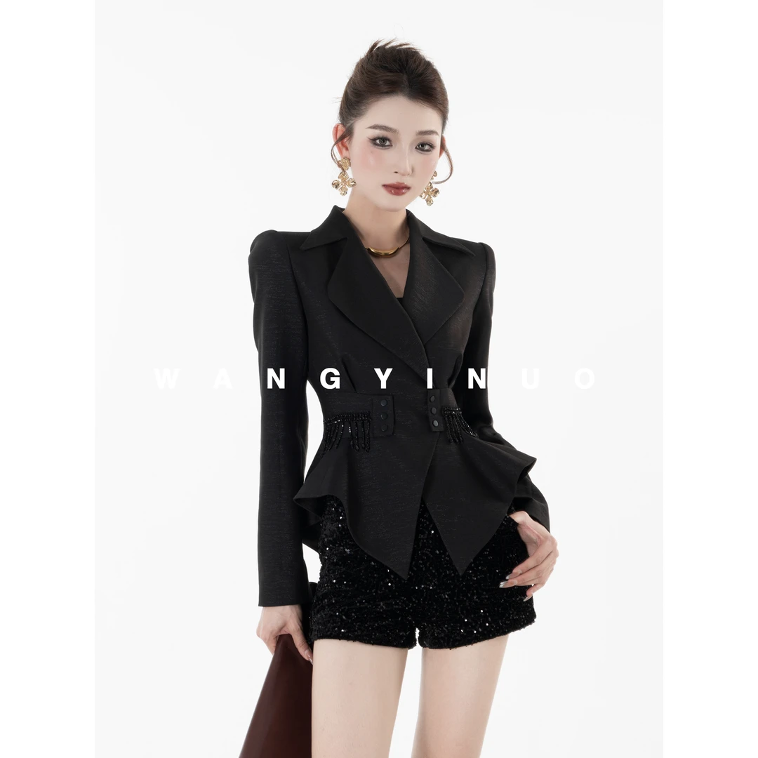 MD现货·依诺【气度不凡】流浪丹宁气质轻奢设计丁达尔穿搭显瘦外套