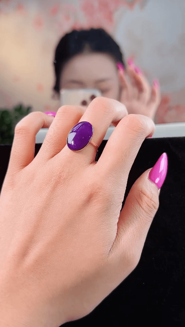 【闪购商品】苏纪石（舒俱来）戒指18K金镶嵌