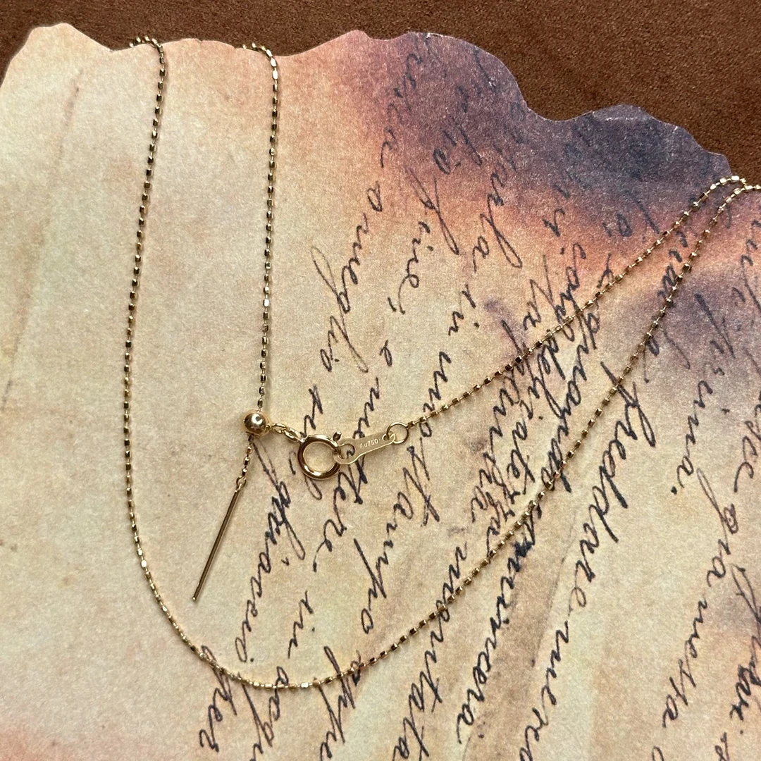 【子萱珠宝】18K金星河素链-ZX2400119