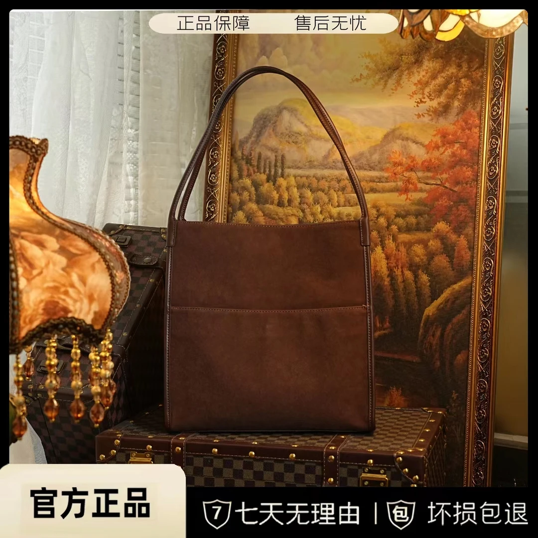 【画画的包】女包2023秋冬磨砂大容量手提单肩包KF1314-27102