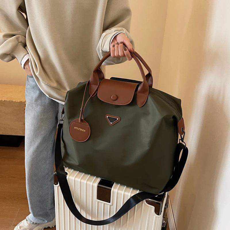 北尹嘉木轻便包包短途旅行包大容量通勤托特包手提行李包登机包