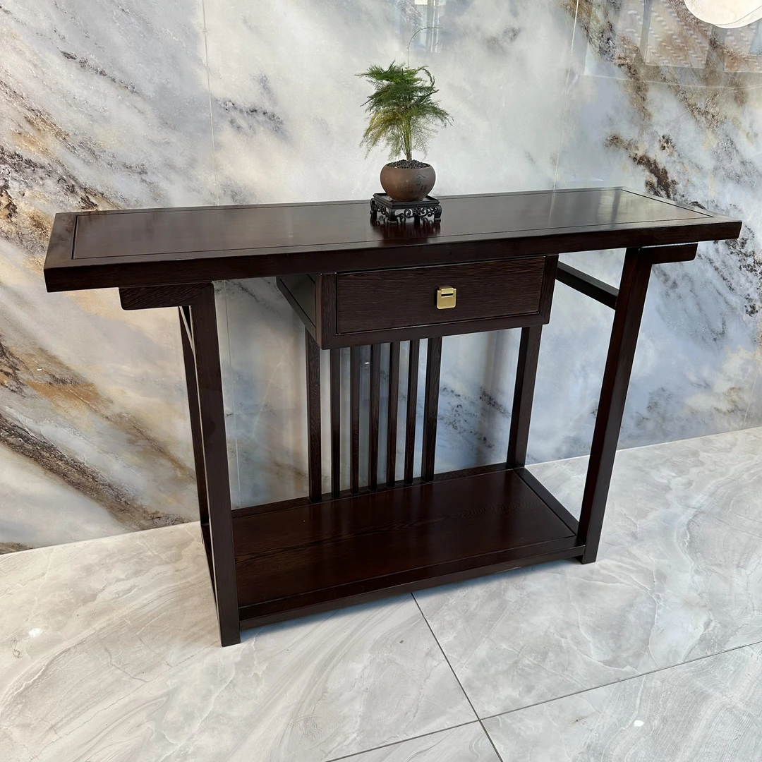 红木玄关桌 鸡翅木供桌供台玄关桌条案