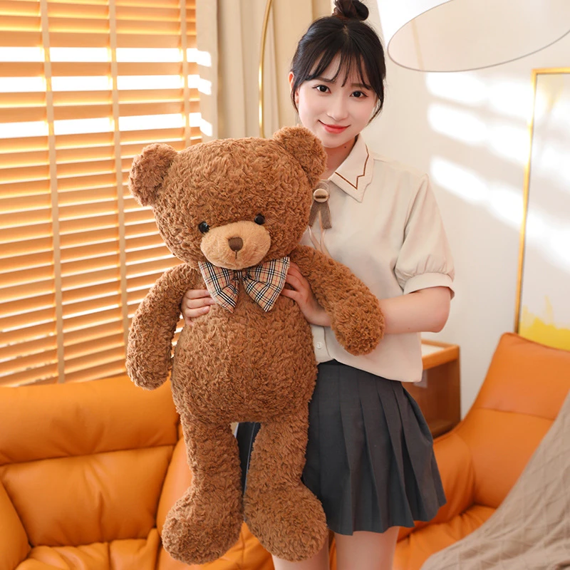 可爱小熊玩偶睡觉抱枕泰迪熊布娃娃毛绒玩具熊公仔女生玩具抱抱熊