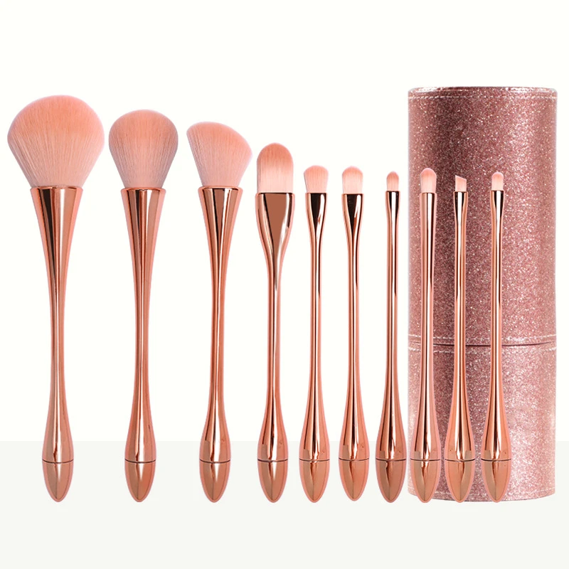 高档小蛮腰10支化妆刷全套新手美妆工具女散粉腮红刷眼影化妆刷子