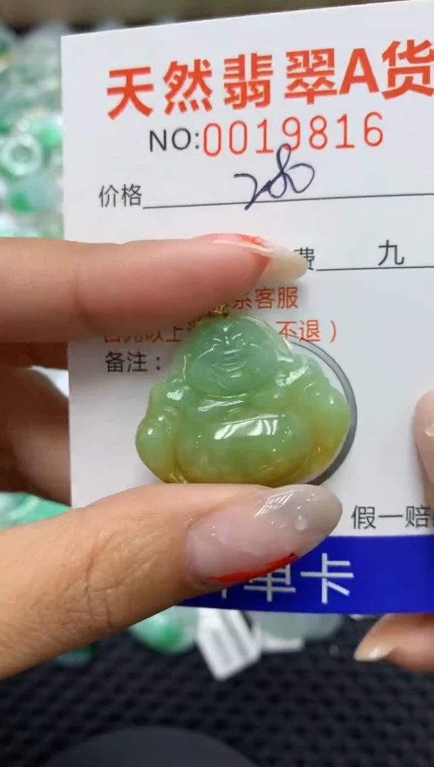 【闪购商品】翡翠颈饰18K金镶嵌1111111111