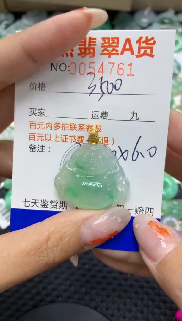 【闪购商品】翡翠颈饰18K金镶嵌1111111111