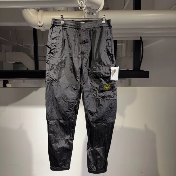Stone island 石头岛/02498/19ss 金属尼龙长裤 尺码32 成色98新