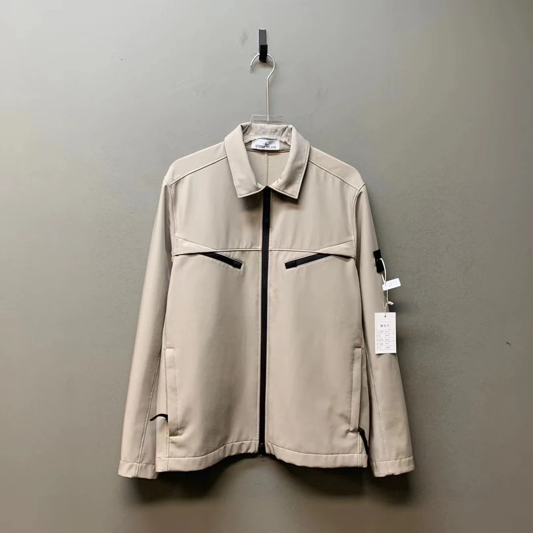 Stone island 石头岛/00420/刀锋软壳冲锋衣 橙色新同尺码M好价