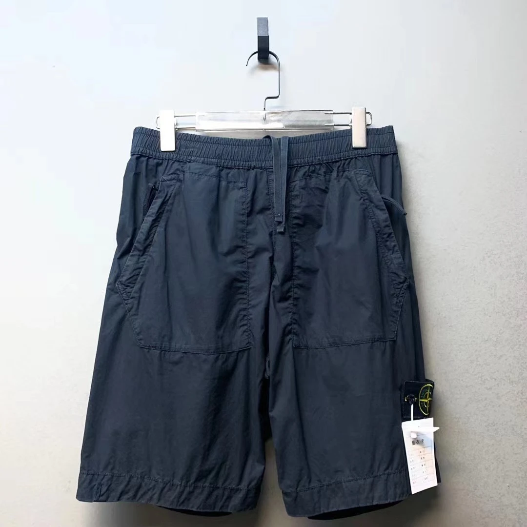 Stone island 石头岛/06366/黑色双口袋府绸工装短裤 橙色97新