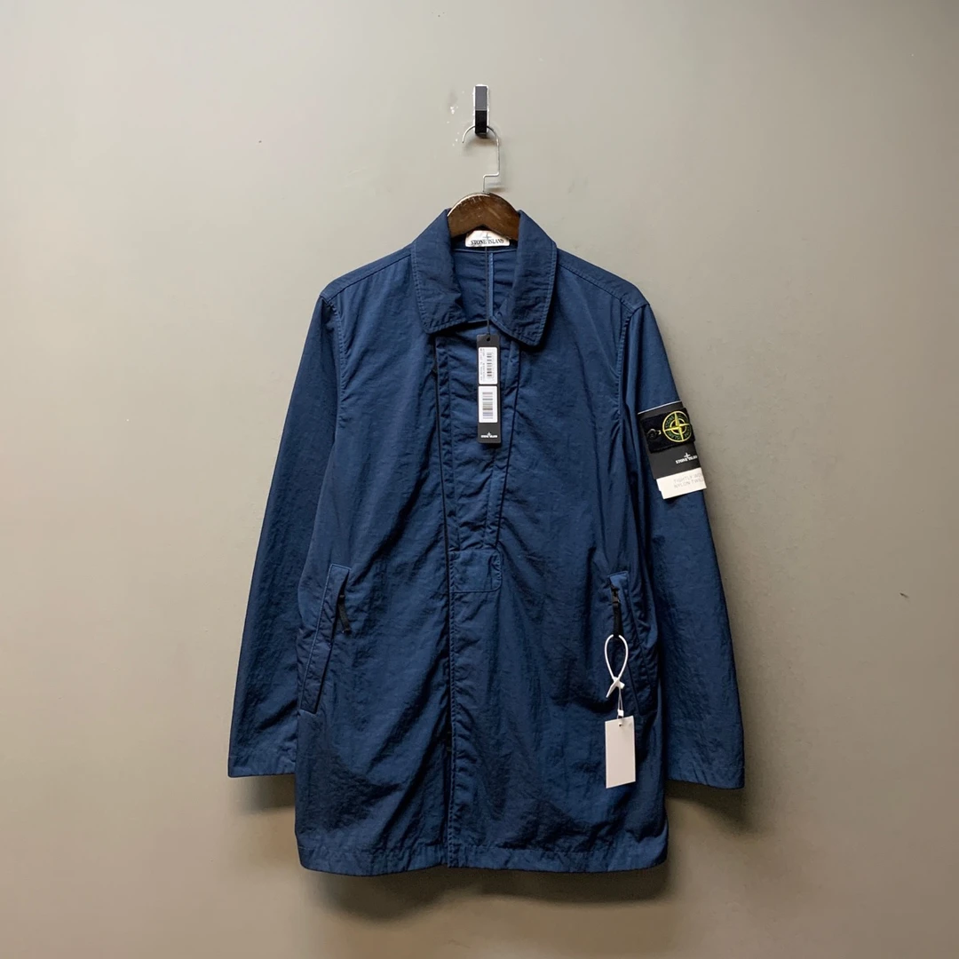 01797/Stone island L TC 尼龙中长款外套 全新带吊 M码