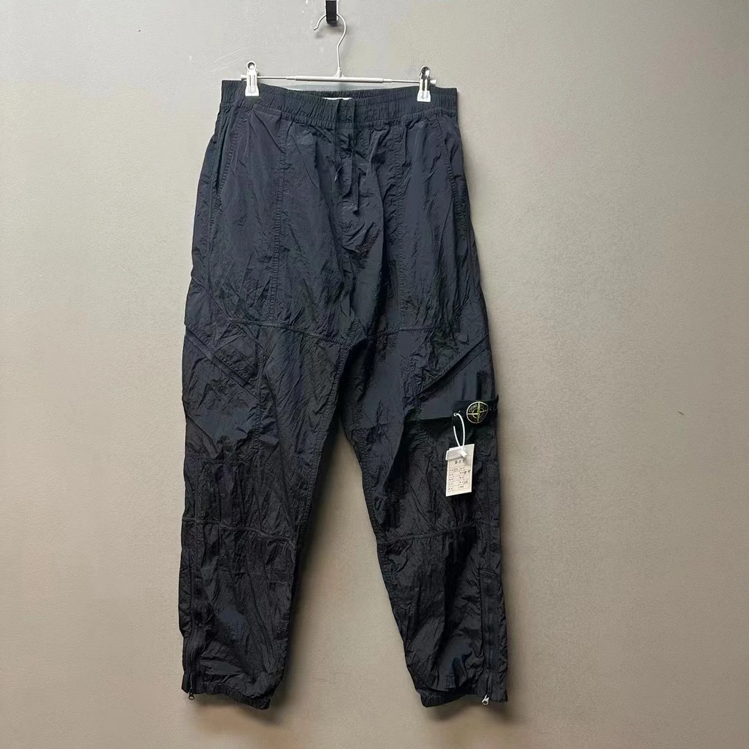 Stone island 石头岛/09473/24ss 金属尼龙长裤全新没吊黑色32码