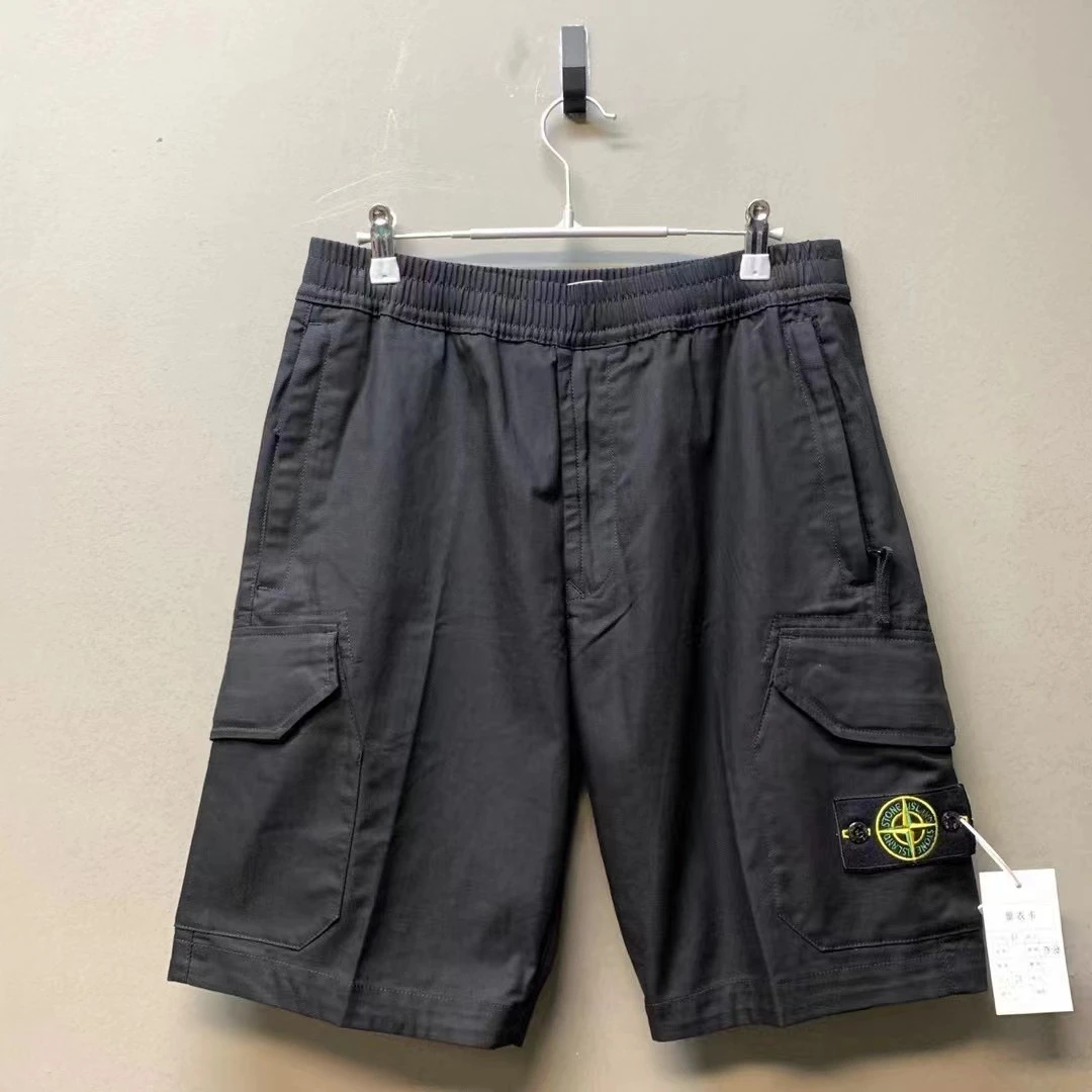 Stone island 石头岛/05807/黑色双口袋工装短裤 全新带吊31码