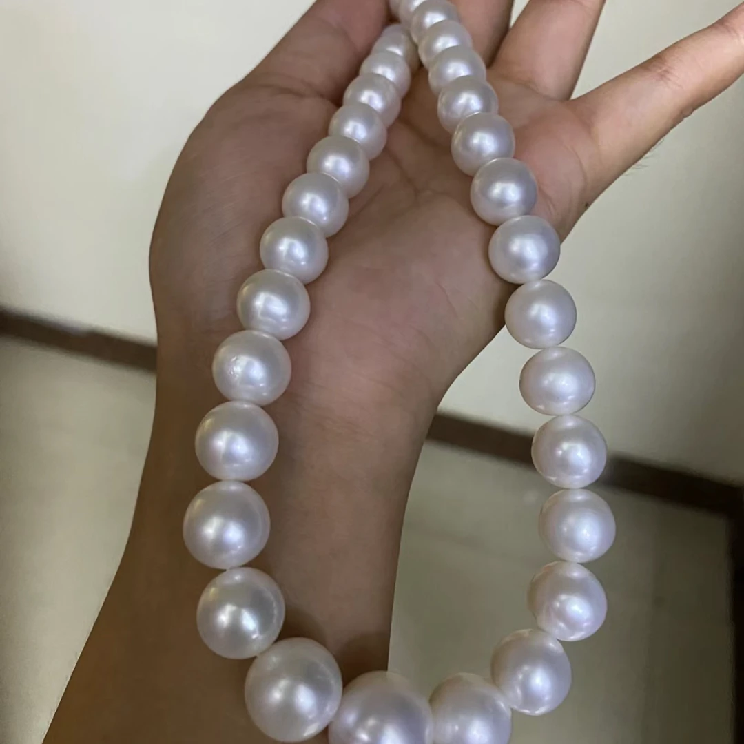 【WE-Z3909】 天然珍珠正圆大点位项链百搭简约强光