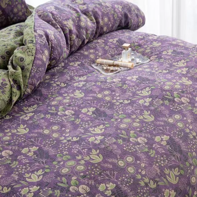 【金水德家】拉链宽边款全棉四件套加厚A类美式双层纱四件套/不起球