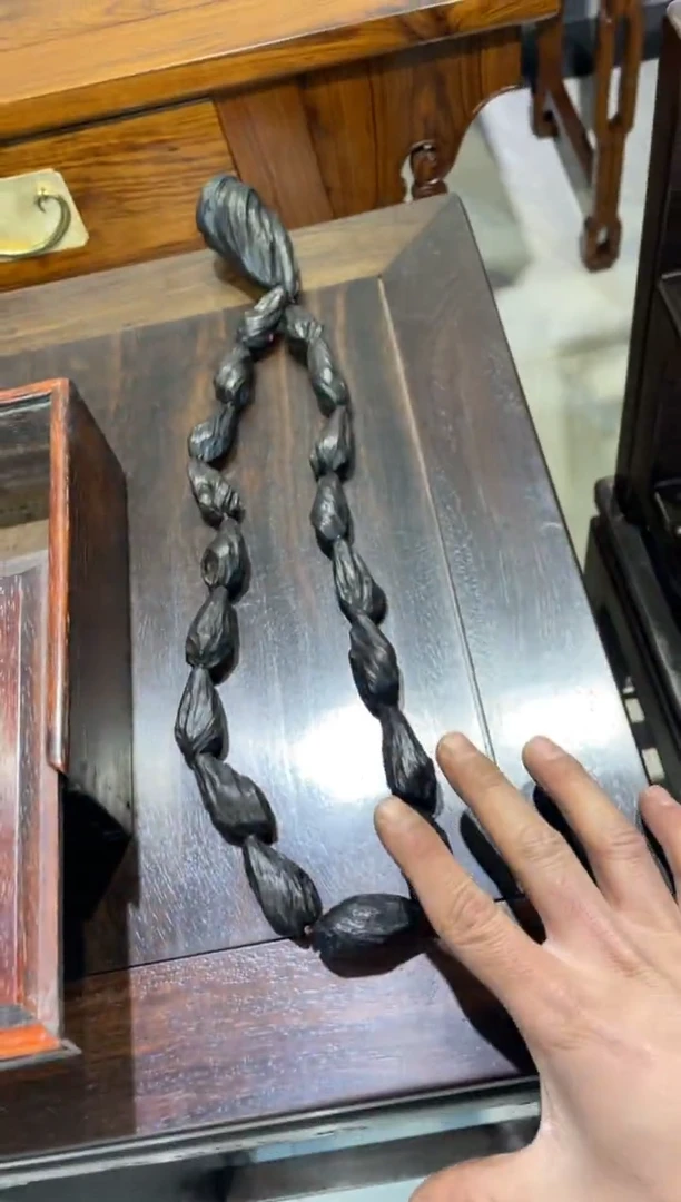 【闪购商品】木头沉香挂坠带彩贝推拉盒