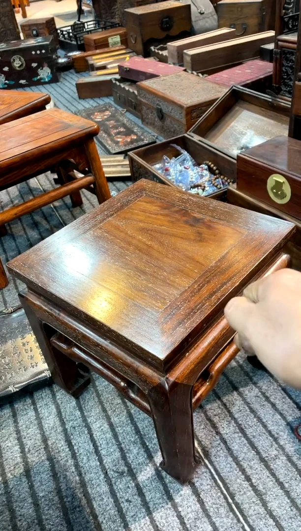 【闪购商品】木头马蹄腿富贵凳