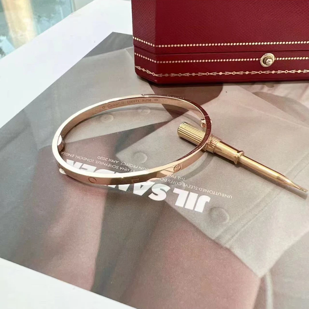95新 Cartier/卡地亚 窄版 卡地亚/手镯/2315