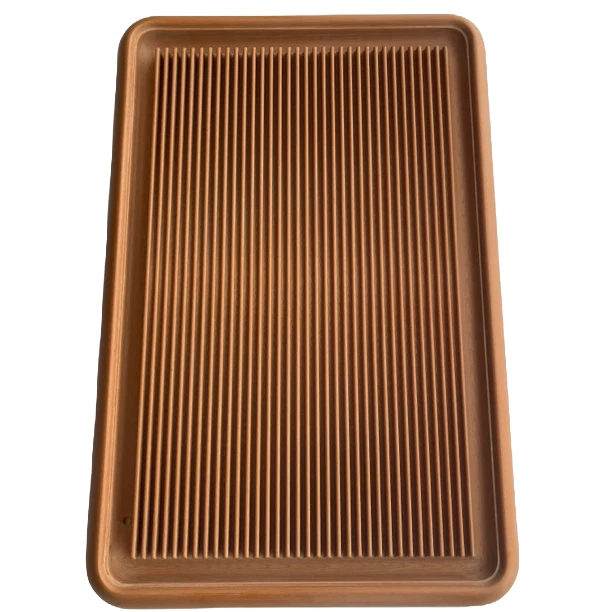 义盘坊土豪橙金电木茶盘家用简约轻奢时尚新中式电木茶盘电木茶盘