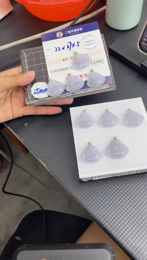 【闪购商品】翡翠挂件18K金镶嵌佛公FL14多样性发其一CP配绳