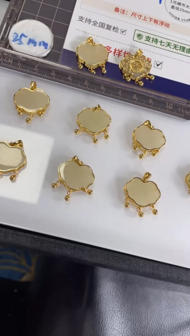 【闪购商品】和田玉（糖玉）挂件银S925镶嵌FL15@CP多样性发其一配绳