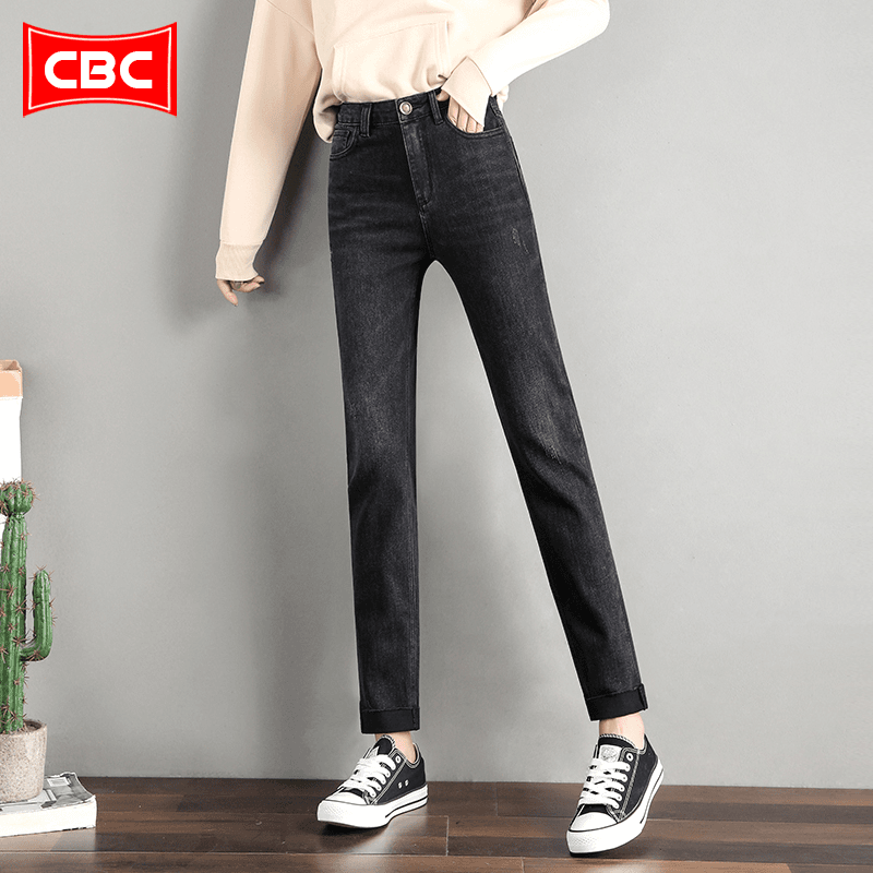 CBC断码、缺码、清仓特价、甩卖数量有限高端牛仔裤小个子女裤宽松