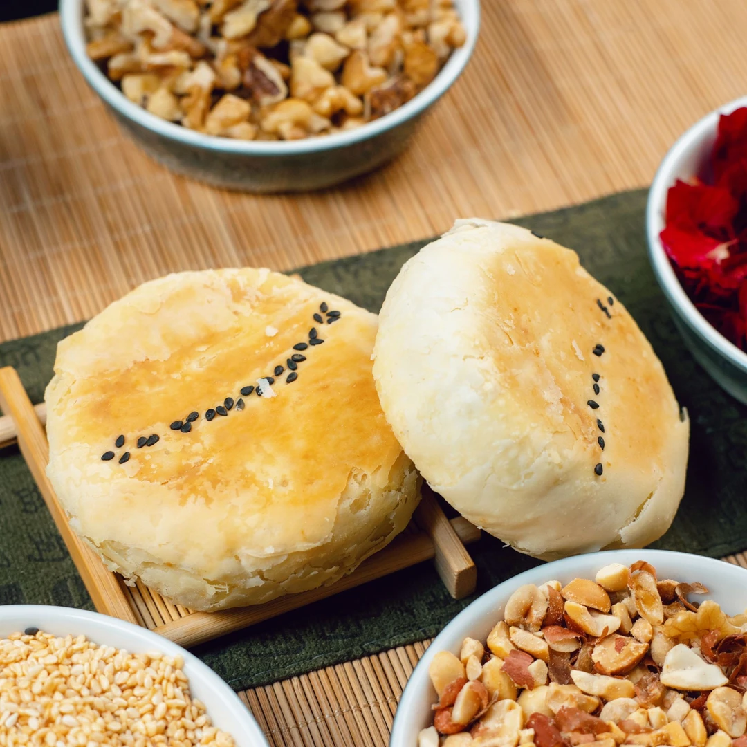 甘肃岷县洮岷双喜甘肃老字号五仁酥皮点心1000克包邮