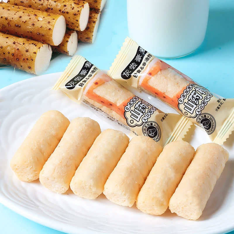 山药棒非油炸烘烤型山药棒非油炸山药棒小吃酥脆休闲下午茶小零食