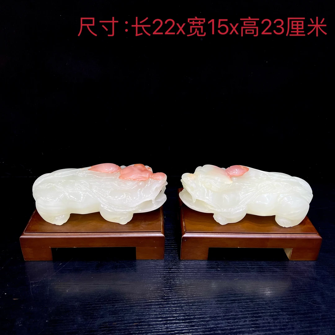 《貔貅》高档家居博古架玄关酒柜摆件公司开业乔迁送礼天然摆件