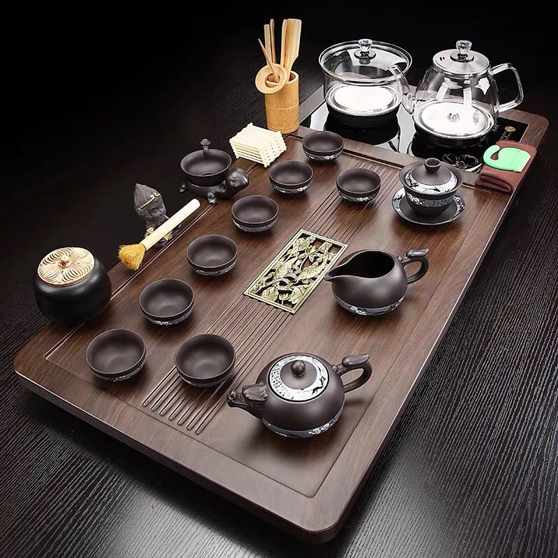 家用全自动茶盘底部上水烧水壶一体茶具套装客厅泡茶功夫茶具套装
