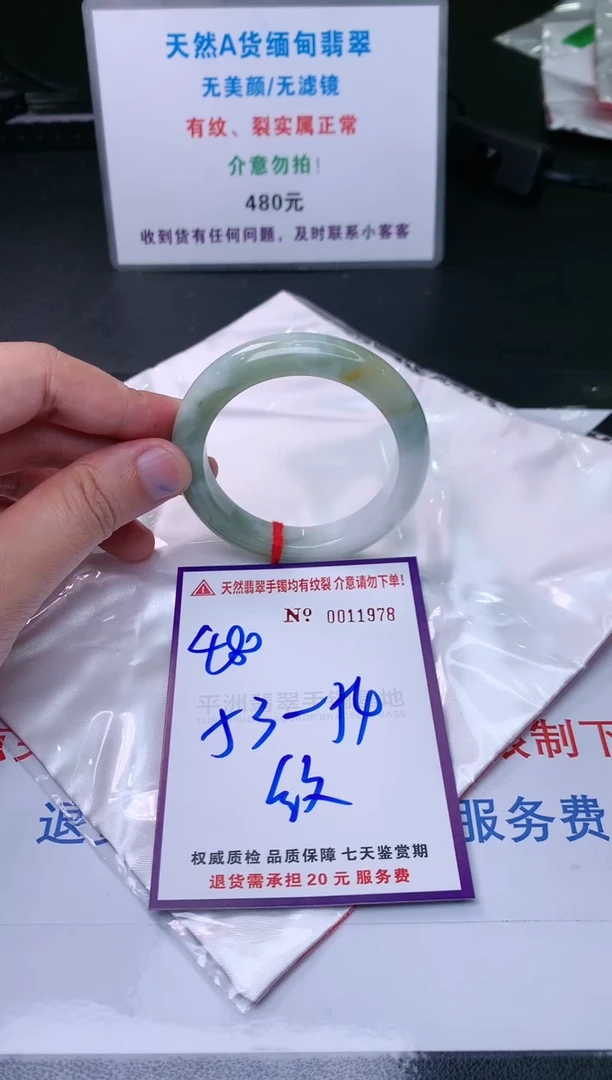 【闪购商品】翡翠手镯未镶嵌天然缅甸翡翠A货